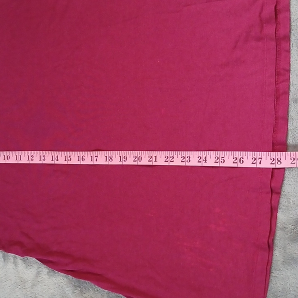 Kim Rogers Relaxed Fit Women's Red  Turtleneck Shirt 3/4  Sleeve Size L. - Picture 7 of 9